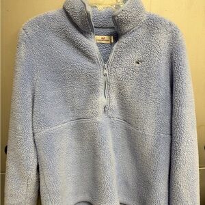 Vineyard Vines Sky Blue Fleece Quarter-Zip